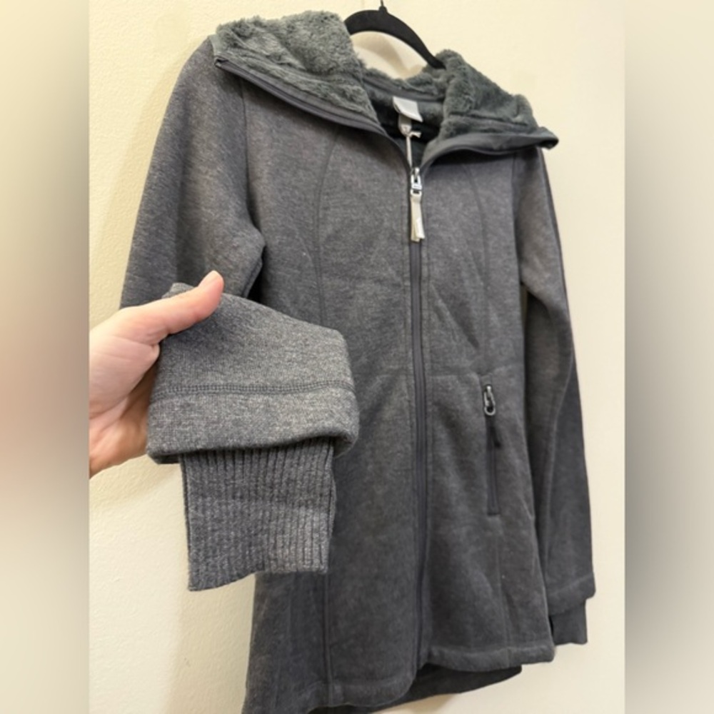 NWT Women’s Bench‎ Fleece Lined Athletic Jacket in Gray - S - Picture 2 of 16